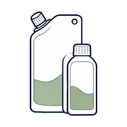 Tottles Hair Care cosmetic packaging application icon