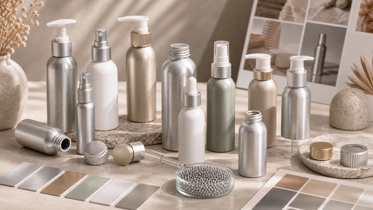 Trending Aluminum Bottle for Skincare  Finishes, Sizes and Buying Tips product samples with packaging components and procurem