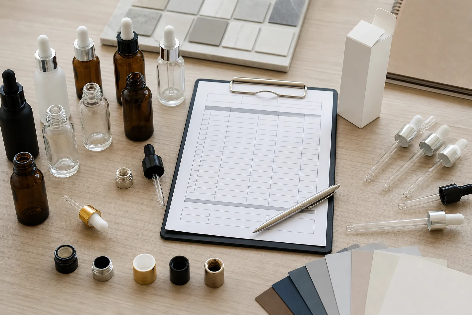 Dropper bottle sample approval checklist for formula fit leakage decoration and carton checks